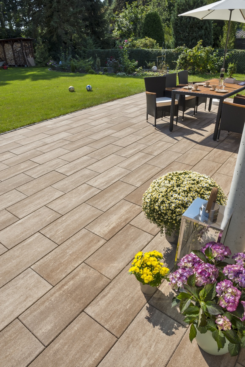 Can plaster Stratos 30x30x8cm canyon brown smooth concrete