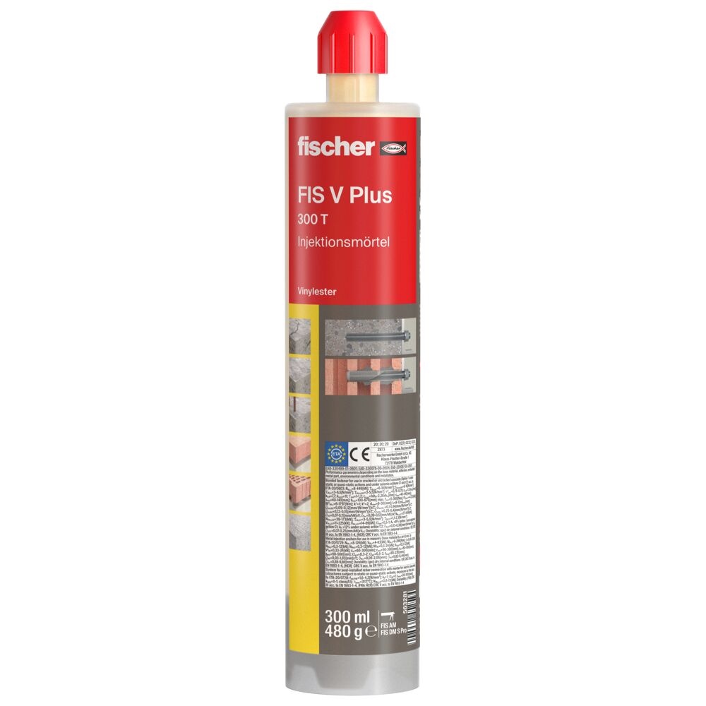 Fischer high-performance mortar FIS V 300 T incl. static mixer
