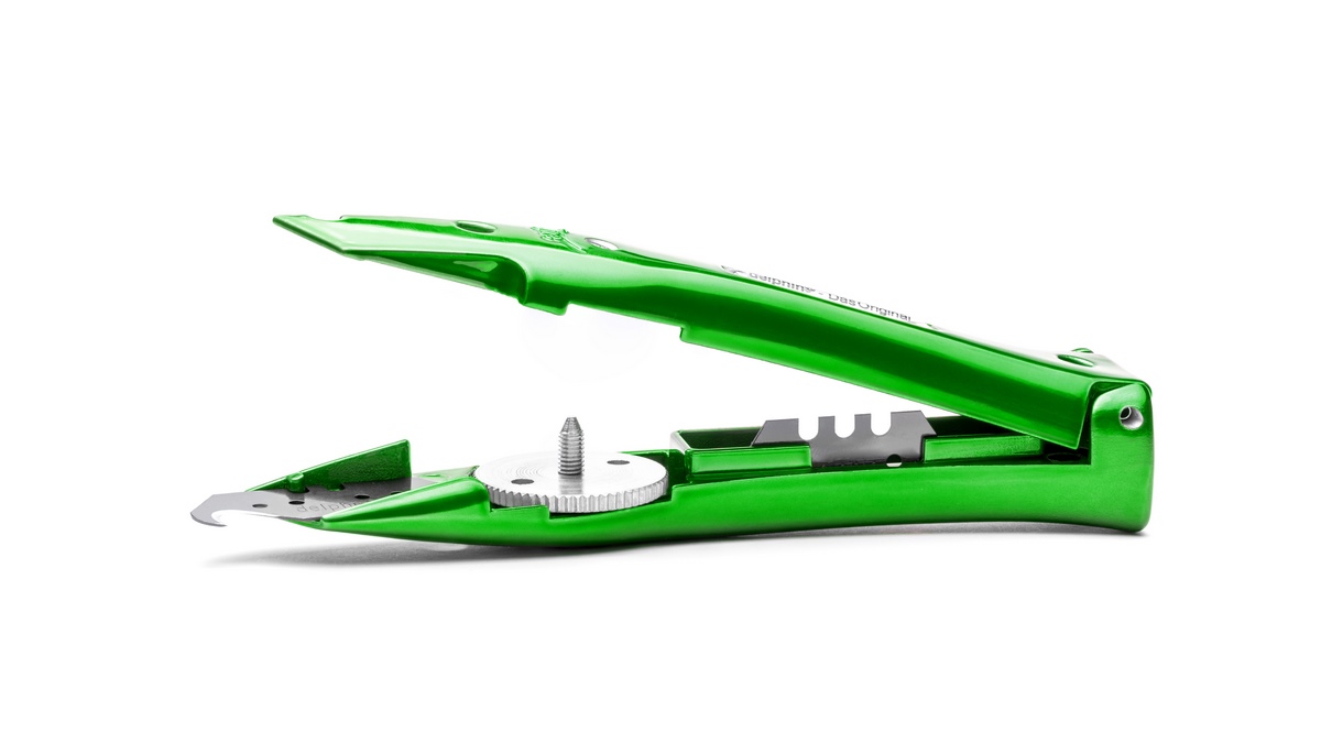 Nóż uniwersalny Delphin®-03 Style Edition Candy Green z plastikową pochwą