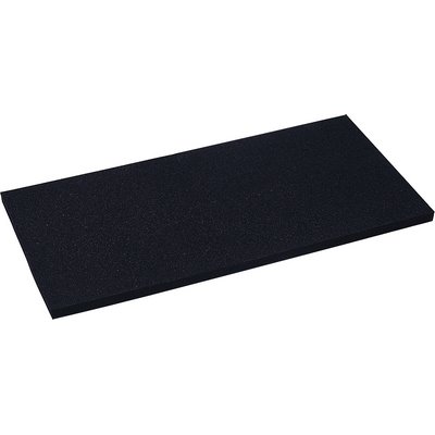 Triuso grating board coating black 14x28cm 8mm
