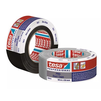 tesa® PRO Duct Tape Gewebeband 50mx50mm schwarz - 74613