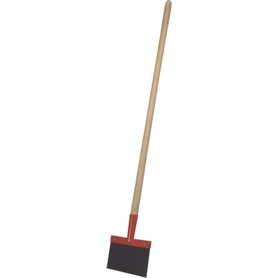 Triuso spring steel push scraper 300x1mm w. handle red lacquered