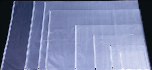 BÖCK tarpaulin protection bags 900x1280mm sliding closure 2-sided transparent