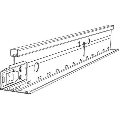 AMF VENTATEC T-Querprofil 15/38 weiß 625mm - 60 Stck/Bund