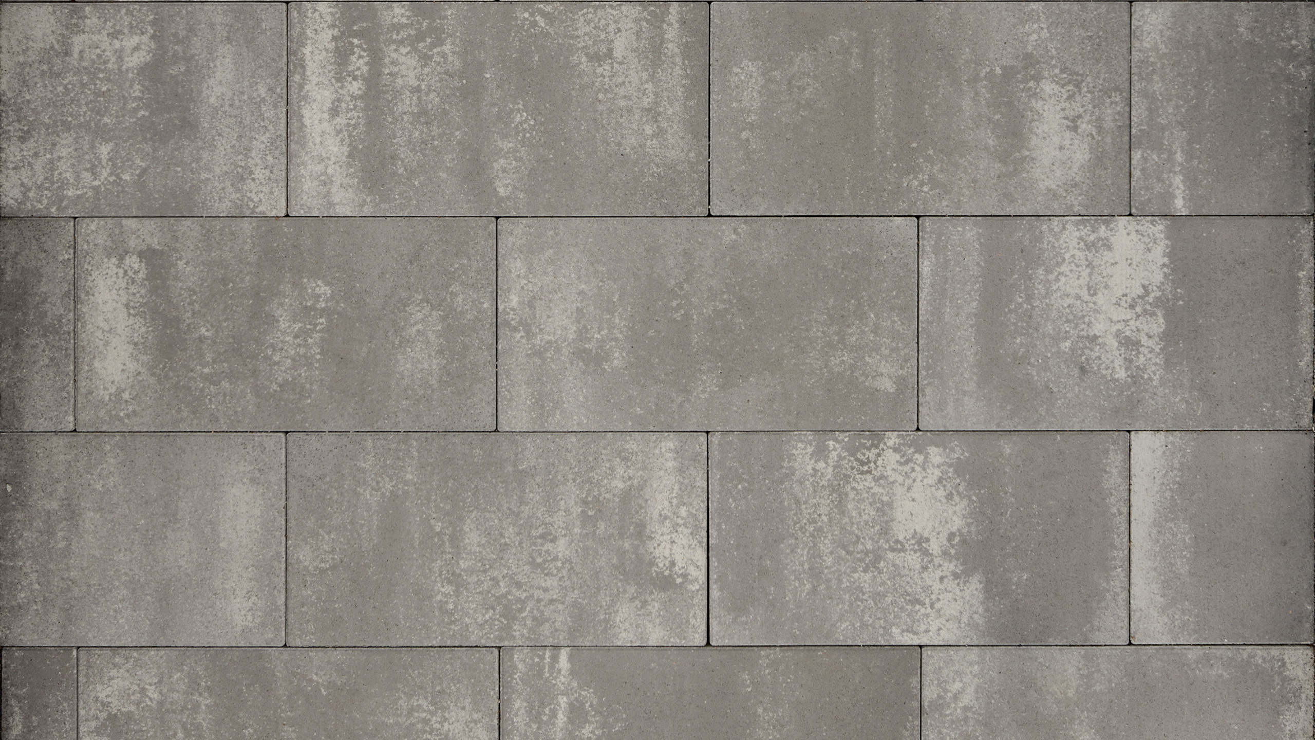 Paving La Tierra stretcher bond 8cm grey/anthracite-nuanced. smooth concrete