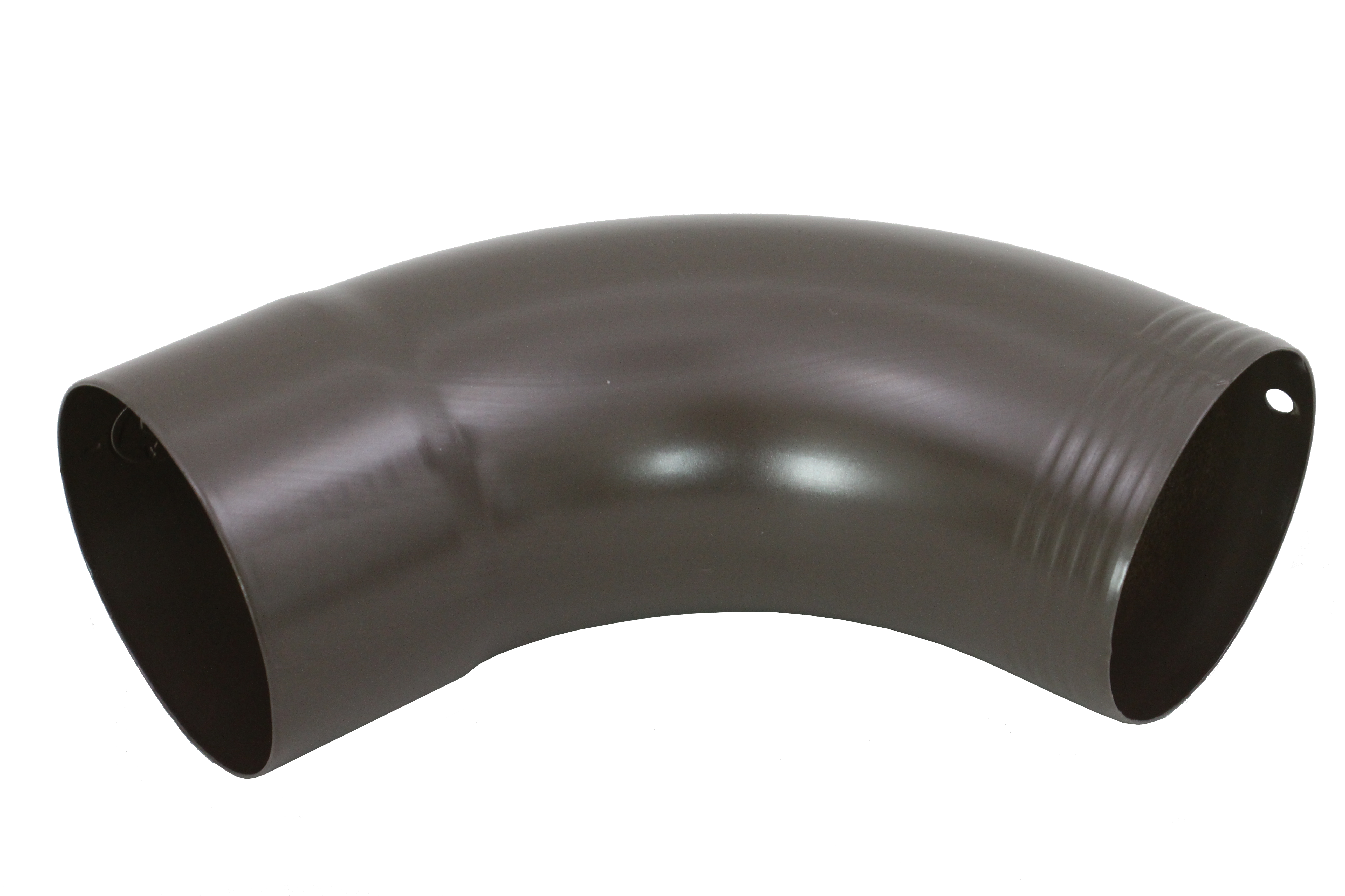PREFA pipe bend 72degree D 80mm brown