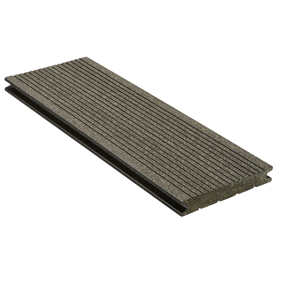 NIF WPC-Terrassendiele ""Die Kompakte"" 21x139x3000mm massiv anthrazit