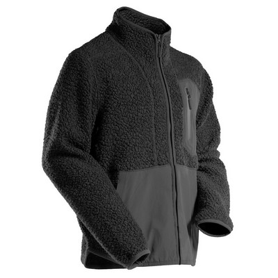 MASCOT® Customized Faserpelz Jacke m. Reißverschluss schwarz Gr. 3XL