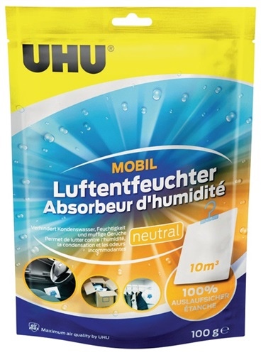 Dehumidifier UHU airmax MOBIL 100g Btl.UHU
