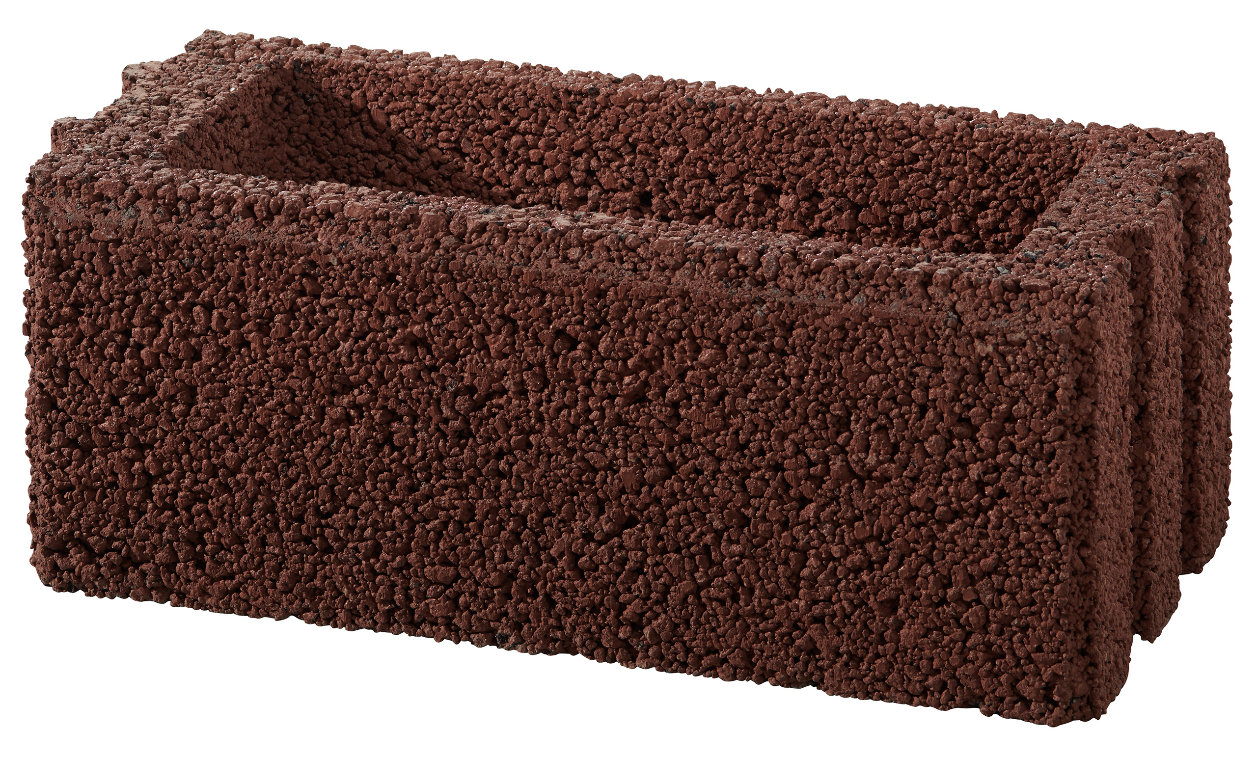 Basic element Terrano 50x25x20cm brown. pile-spored