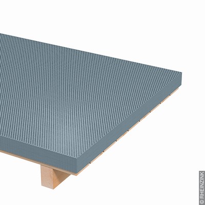 Blacha perforowana Rheinzink prePATINA niebiesko-szara 1.0x1000x2000mm okrągła