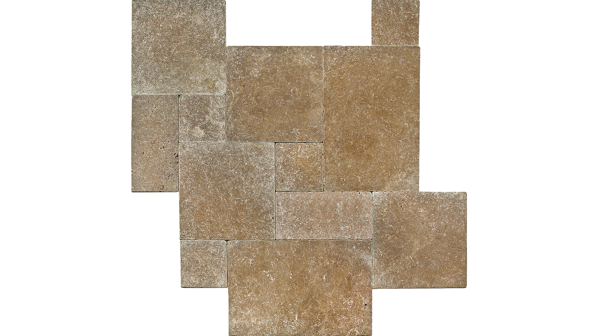 Lagotrade Noce brown patio slab Roman bond