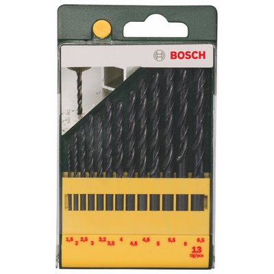 Bosch metal drill bit set HSS-R 13 pcs.