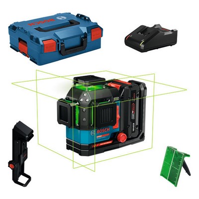 Akumulatorowy laser liniowy Bosch EXPERT EXLL18V-120-33CG + akumulator + ładowarka