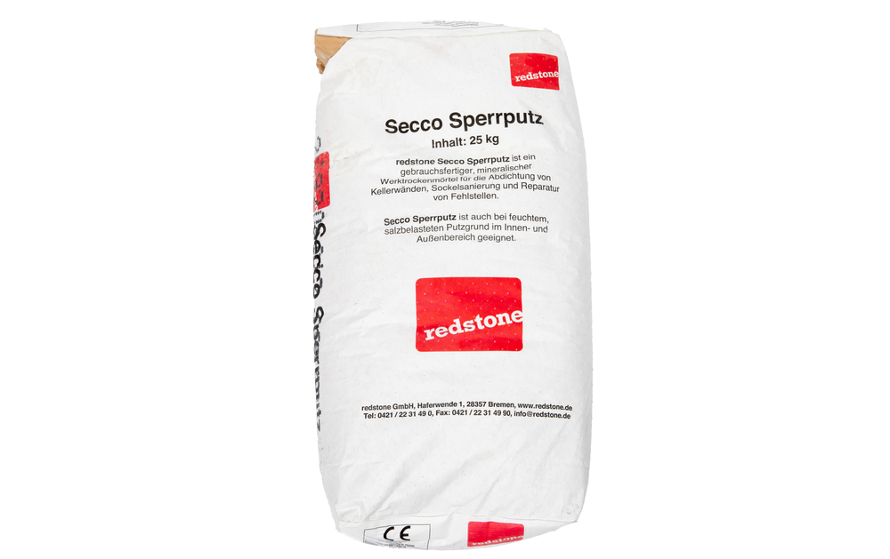 redstone Secco barrier plaster 25 kg bag