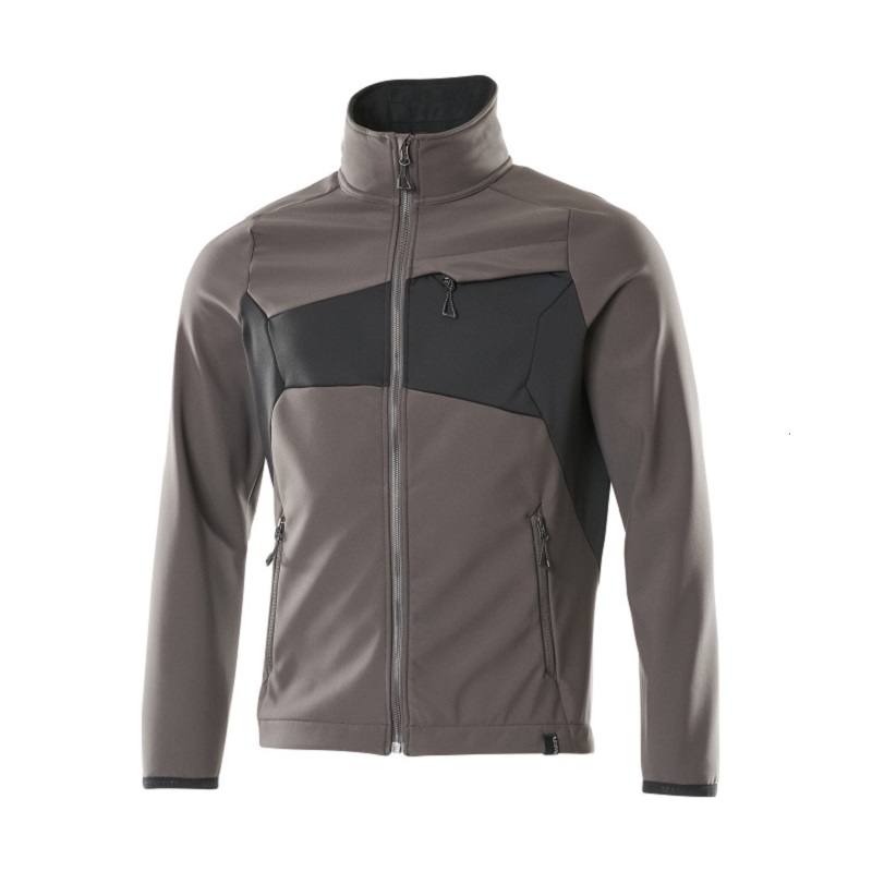 MASCOT® Accelerate Soft Shell Jacke dunkelanthrazit / schwarz - Gr. M