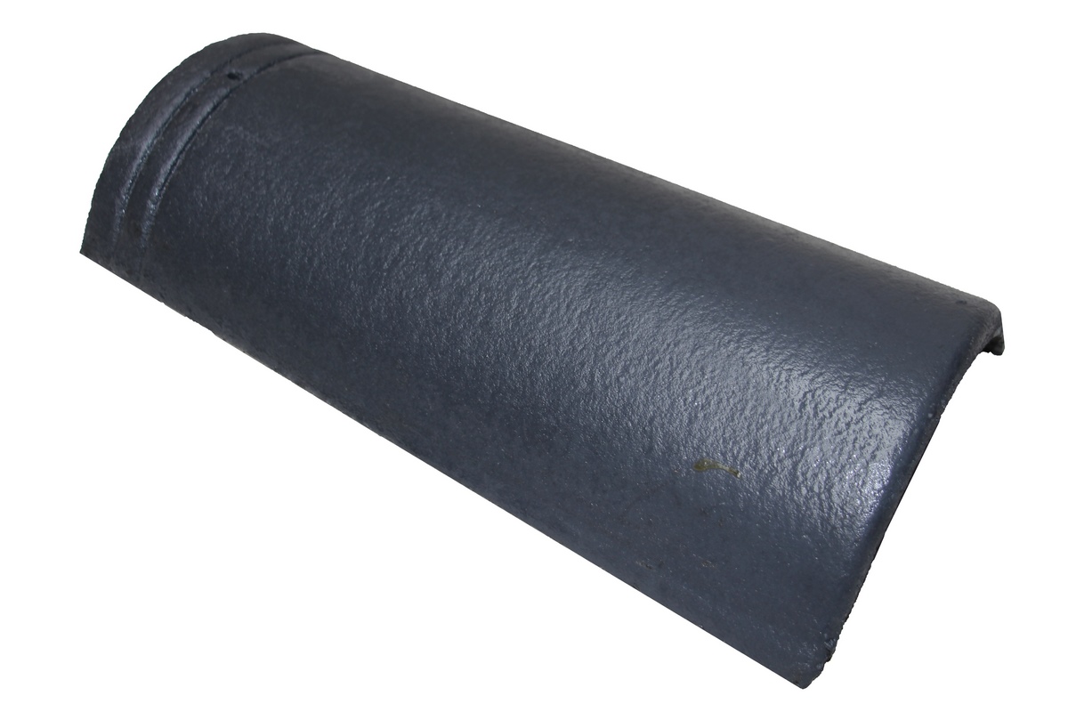 CRE ridge/ridge tile Rounded universal dark grey