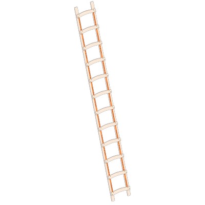 Layher drewniana drabina dekarska 1046 długość 3,50 m 12 szczebli - 1046.112