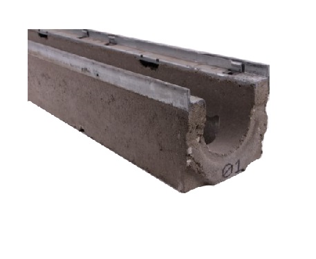 Fibrefix KS 100 w. vz. rama stalowa typ 01L wylot DN100 pionowy 1000x160x160