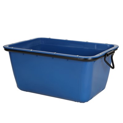 Mortar trough plastic blue 200l