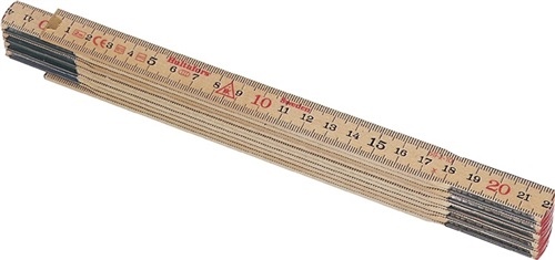 Hultafors Gliedermaßstab 59 2.40m 59-2.4-12 Holz mit Millimetereinteilung