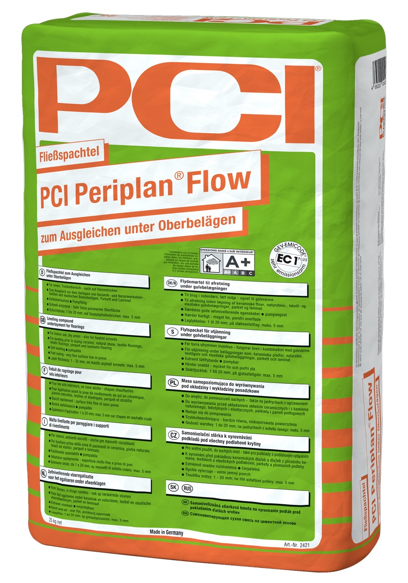 PCI Periplan Flow 25kg worek wypełniacz przepływowy szary