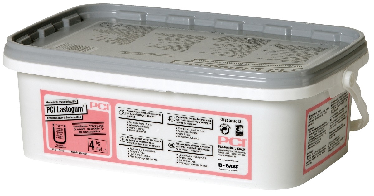 Wiadro PCI Lastogum 4 kg Kolor: szary
