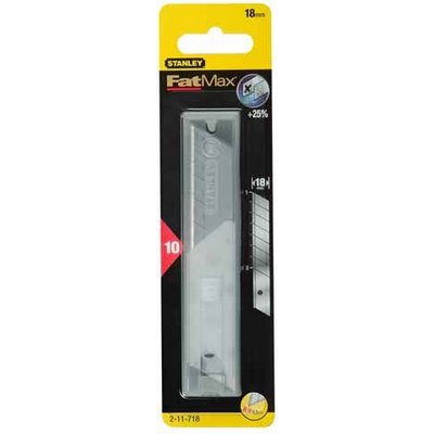 SBD Snap-off blade 18mm FatMax 10 pieces in dispenser SB-card - 2-11-718