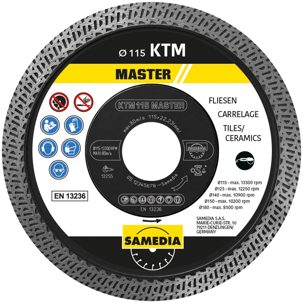 Samedia Trennscheibe MASTER KTM Ø 115x22.23