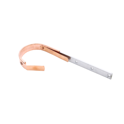 LEH CU umm. Gutter hook semicircular 25-25/6mm Munich version