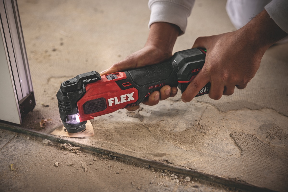 FLEX cordless multitool 18 V MT 18.0-EC C with StarlockMAX chuck - 518409