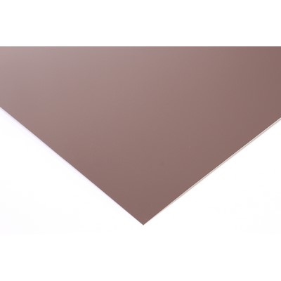 Panel aluminiowy sepia brązowy lakier ochronny 0.8x1250x2500mm z folią