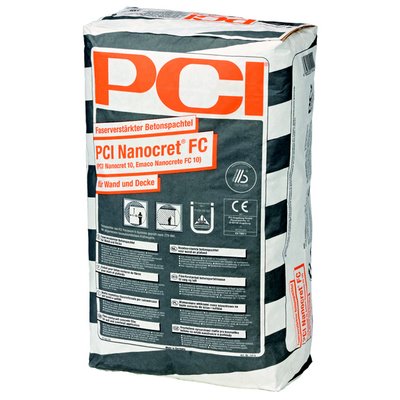 PCI Nanocret FC 25 kg szary wypełniacz do betonu zbrojony włóknami 1-10 mm