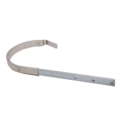 LEH UGINOX® umm. Rinnenhaken halbr. 25-25/5mm langer Zuschnitt