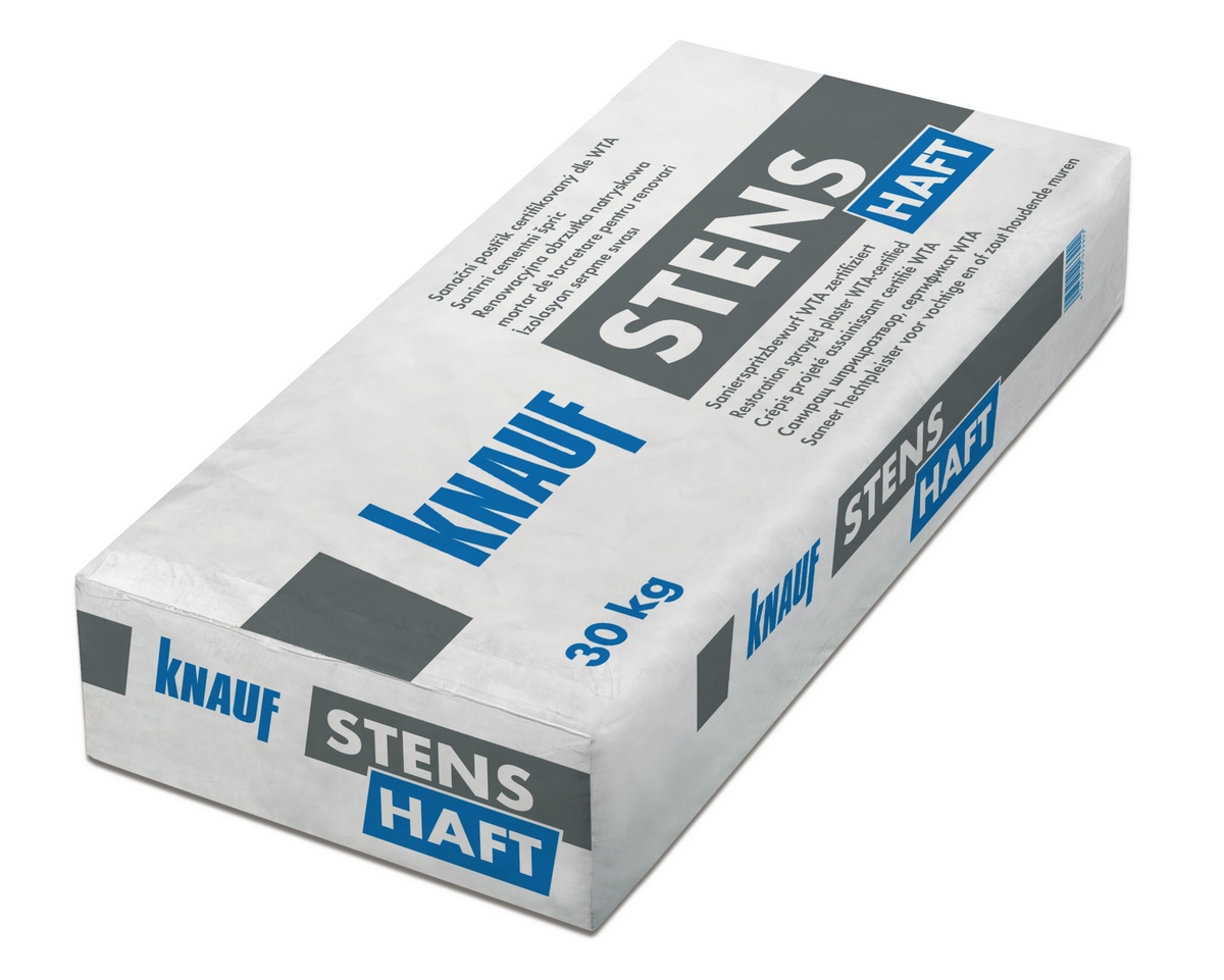 Knauf Stens Haft 4mm 30kg Restoration Spray Plaster WTA