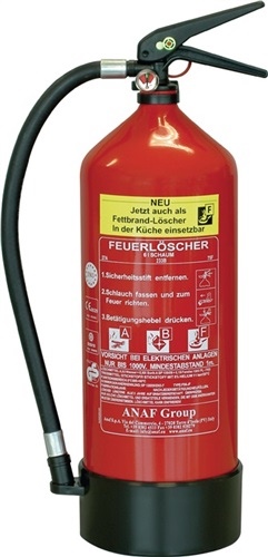 Foam extinguisher FLS 3460 6l f. A/B/F red