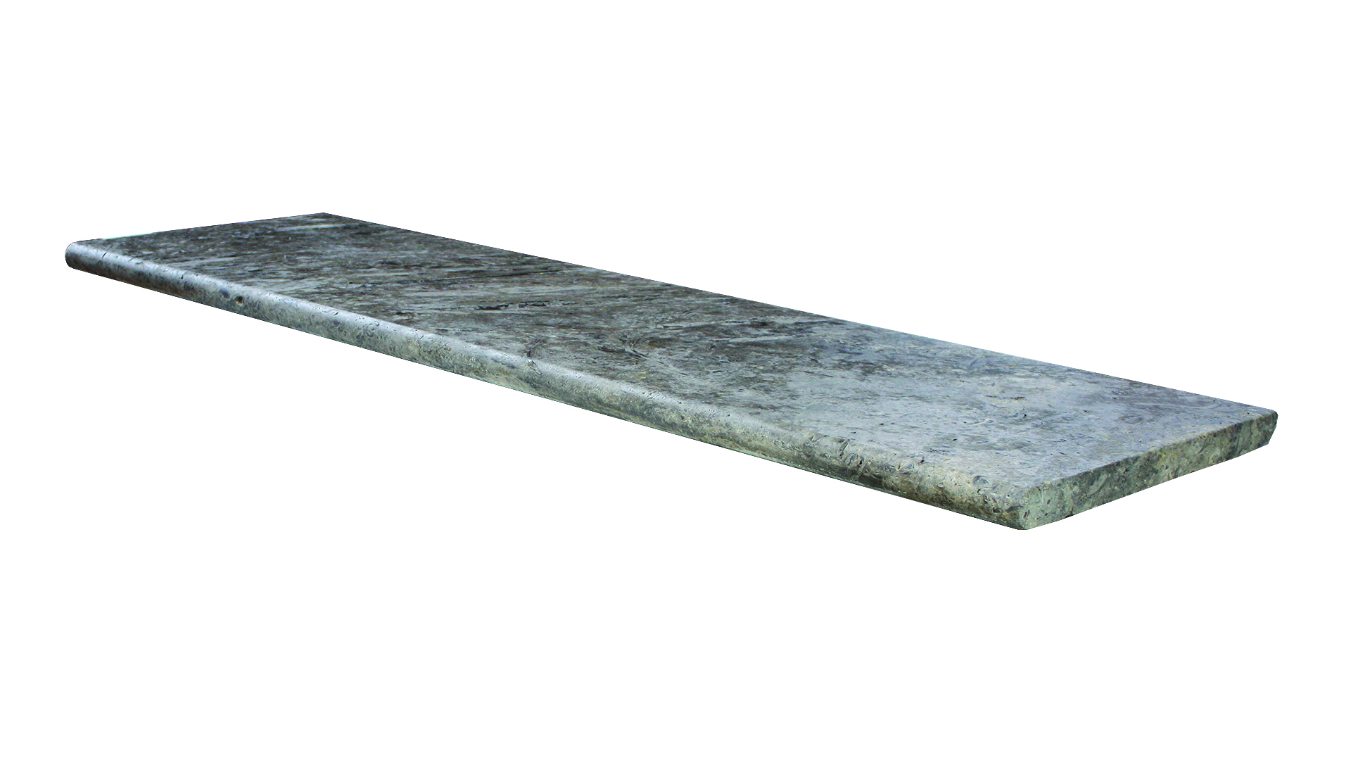 Lagotrade Silver silver-grey step L/W/H 122/35/3 cm
