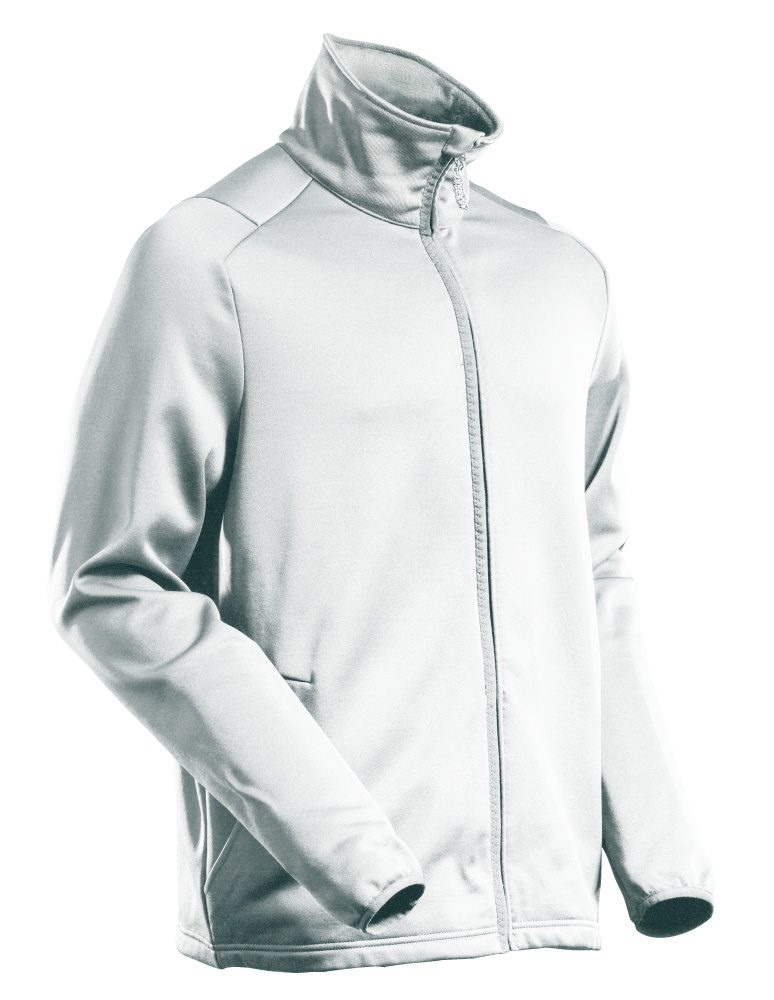 MASCOT® Indywidualny sweter polarowy z zamkiem błyskawicznym biały rozmiar XL