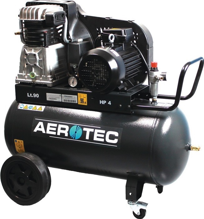Sprężarka Aerotec 650-90-15 bar 420l/min 3kW 90l AEROTEC