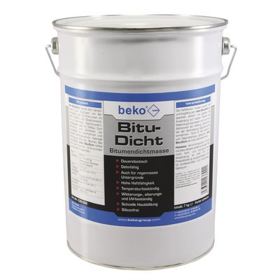 Beko Bitu-Dicht 1K bitumen sealant 6kg bucket black