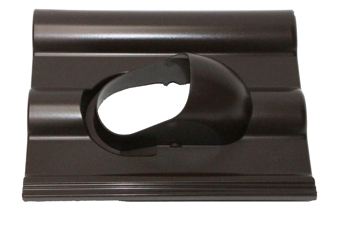 Płyta podstawy Klöber Venduct® bez rury KE0007 f. Dachówka Heidelberger dkbrown