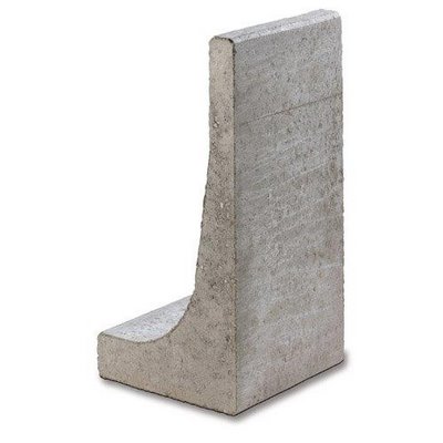 Kann Winkelstein 60/40/40 grau betonglatt Höhe 60cm unbewehrt St. 7cm