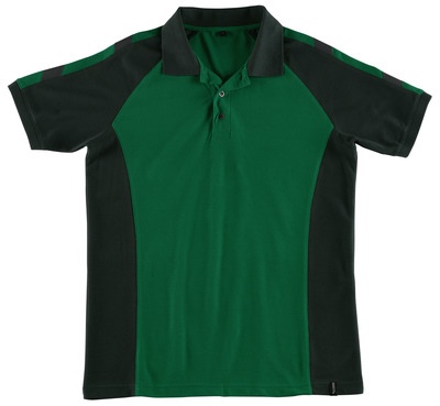 MASCOT® Bottrop Polo-Shirt grün/schwarz Gr.S