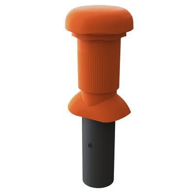 Klöber Venduct® ventilation pipe long KE8009 DN100 black