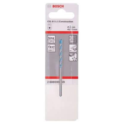Bosch Mehrzweckbohrer Multi Construct CYL-9 3x40x70mm