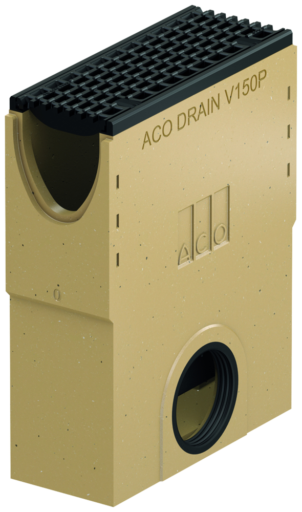 ACO PowerDrain Performance V150P EK type 0, DN160, cast edge KTL