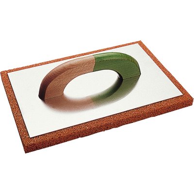 Triuso aluminium grating board 20x30cm w. red coating 18mm