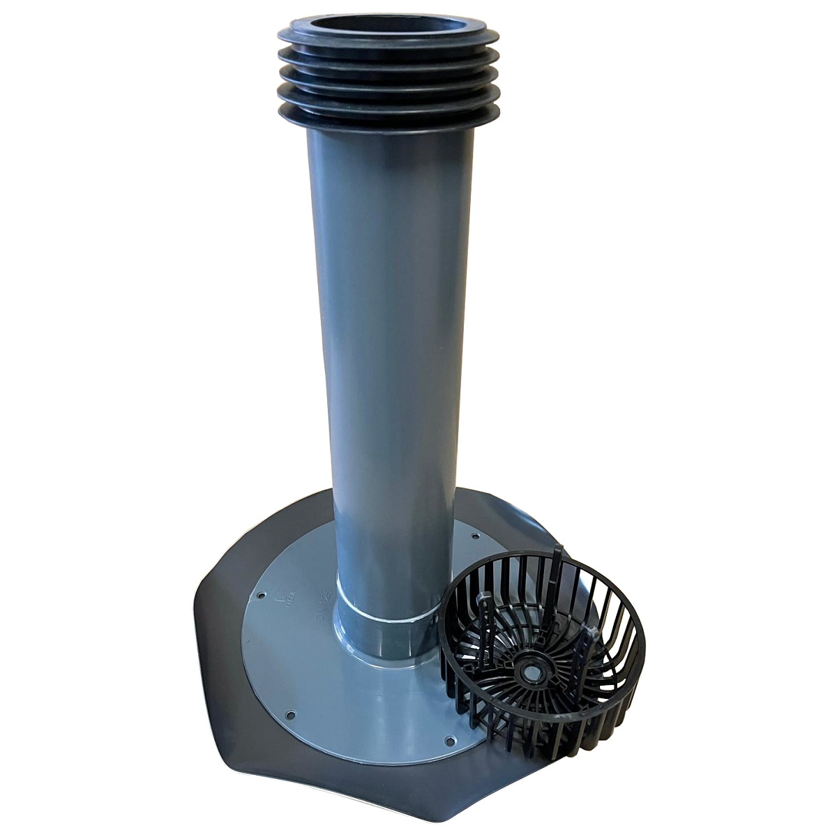 Fleck flat roof renovation drain DN 125 foil Bauder w. gravel trap - 4520012509