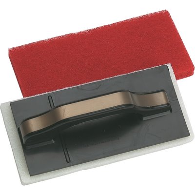 Triuso Schleifbelag f. PAD Brett m. tel rot 12x24cm