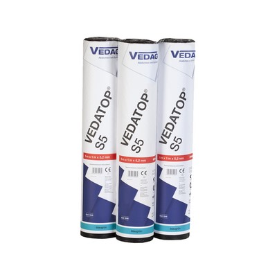 VEDATOP S5 blue-green bitumen welding membrane 5.00sqm roll